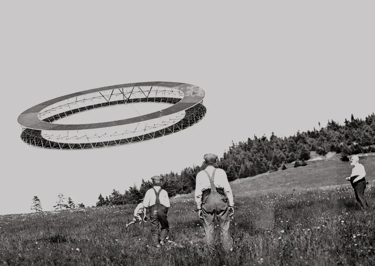 Alexander Graham Bell's flying experiment